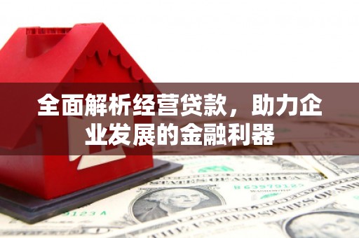 个旧全面解析经营贷款，助力企业发展的金融利器