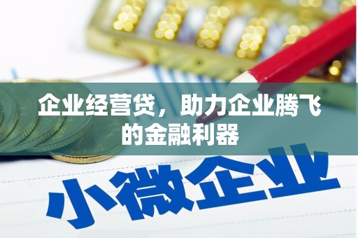 个旧企业经营贷，助力企业腾飞的金融利器