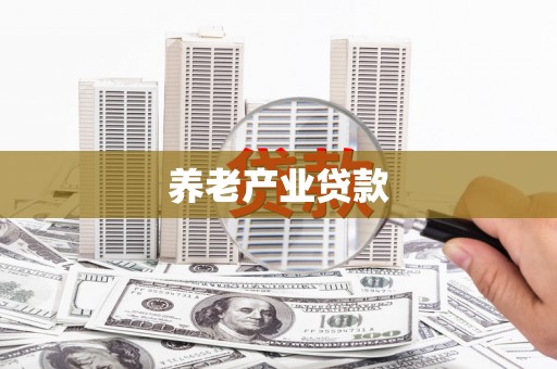 个旧养老产业贷款